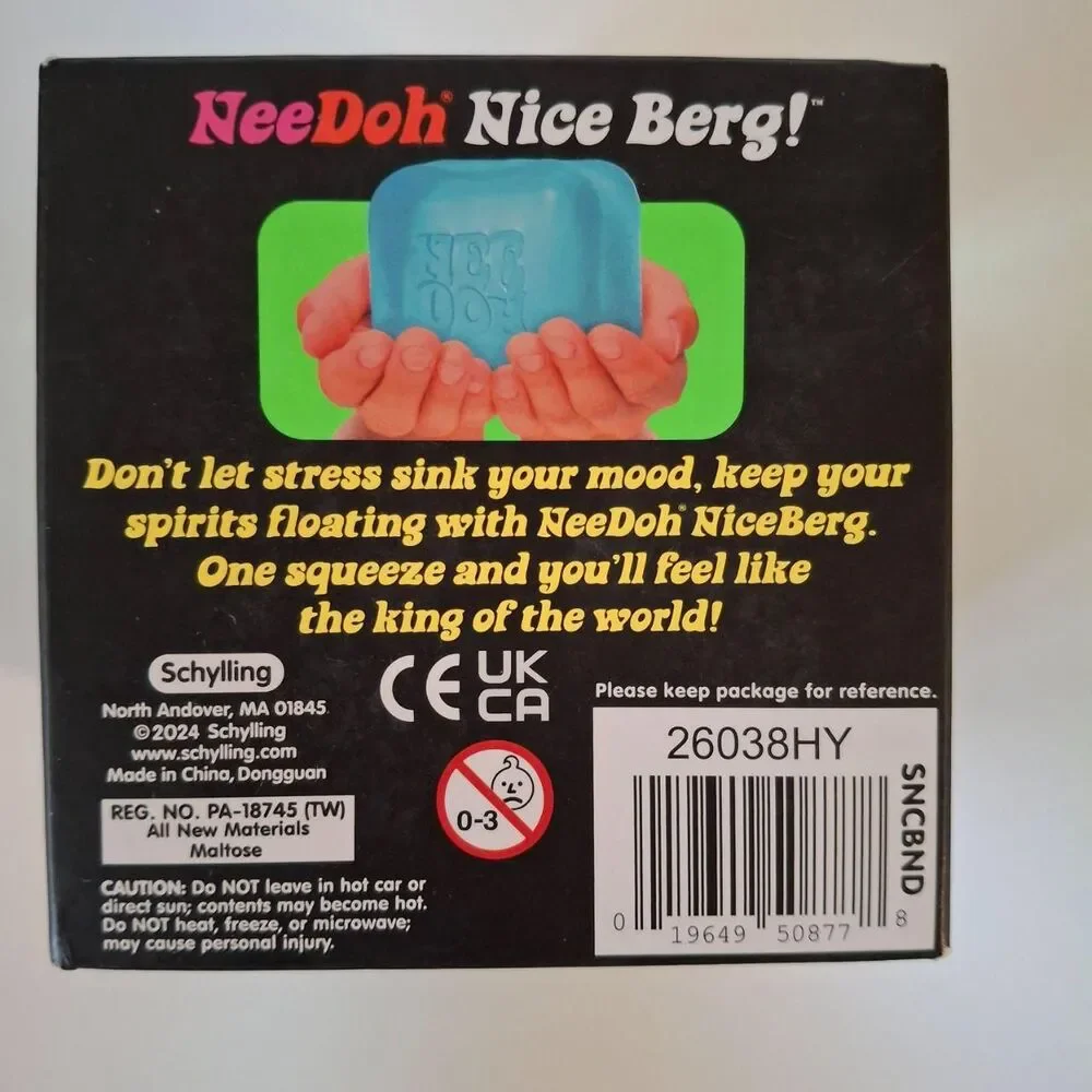 NeeDoh Nice Berg - Giant NeeDoh Nice Cube AUTHENTIC!